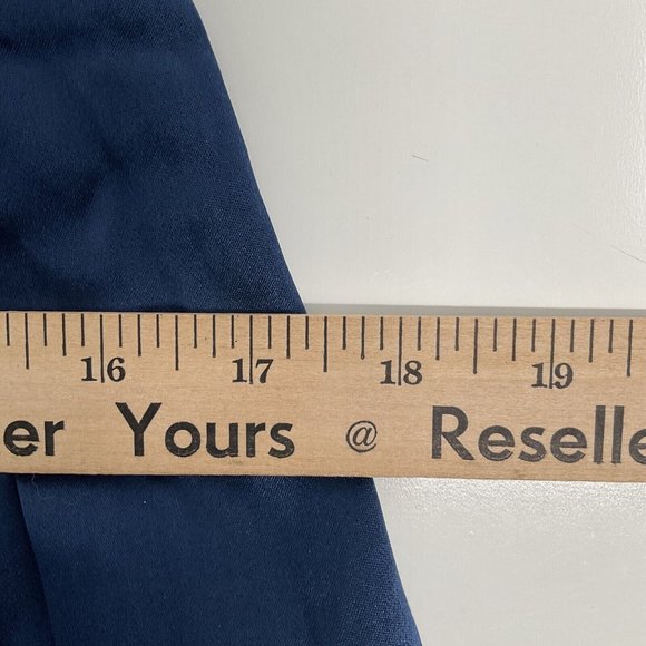 Vintage Debra Rodman Women Blue Casual Dress Size 6 Button Up Ruffles 100% Silk - Picture 9 of 11